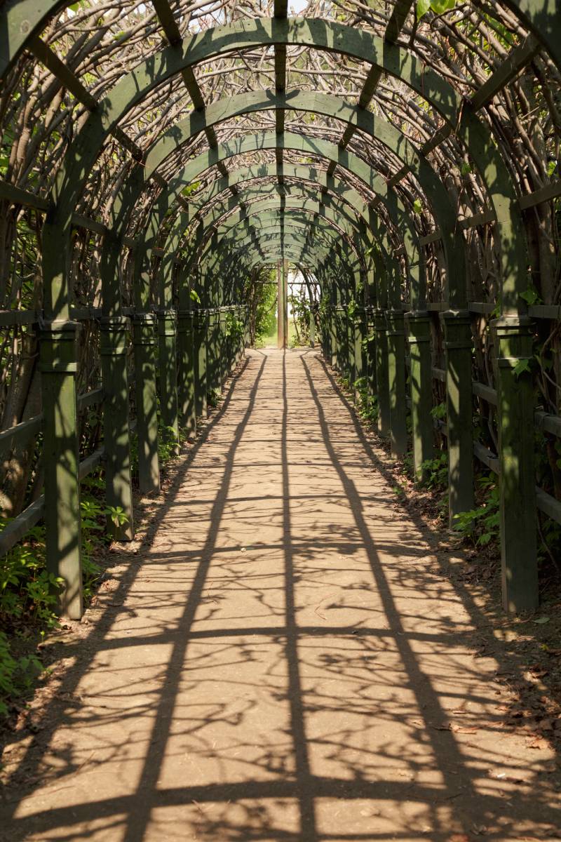 Long Garden Arch Passageway